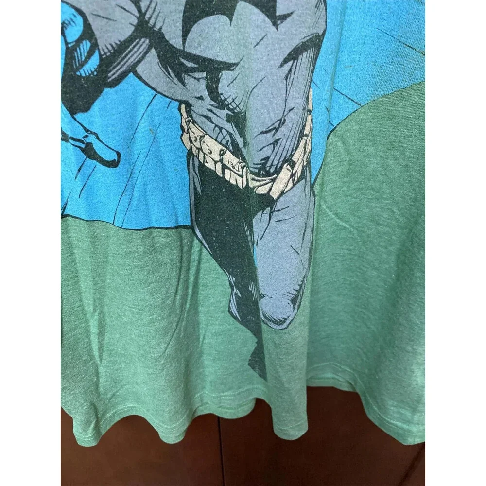DC Comics Batman TM&co T-Shirt Size M marvel Green